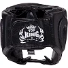 Шлем для бокса открытый
 кожаный TOP KING Open Chin TKHGOC (Черный)