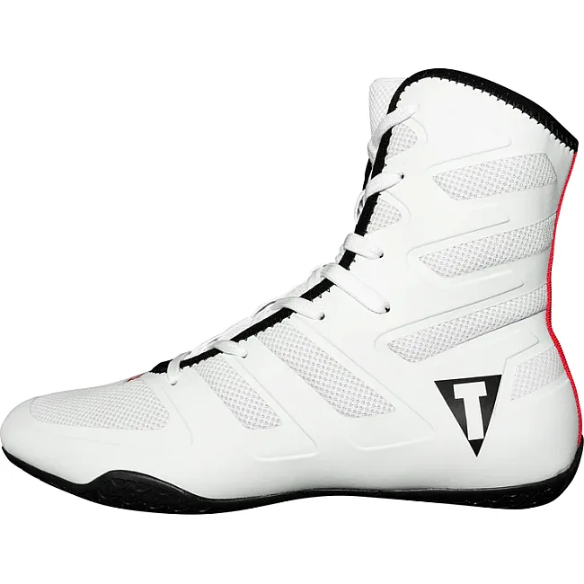 Боксерки для бокса TITLE Boxing Total Balance White Black