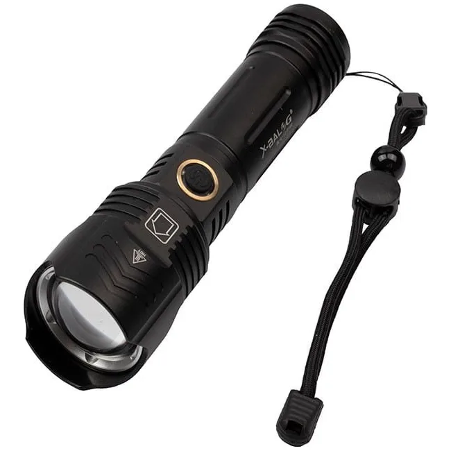 Фонарь X-BALOG BL-L-12-P100 алюминиевый (диапазон до 1000 м) с опцией PowerBank L-095