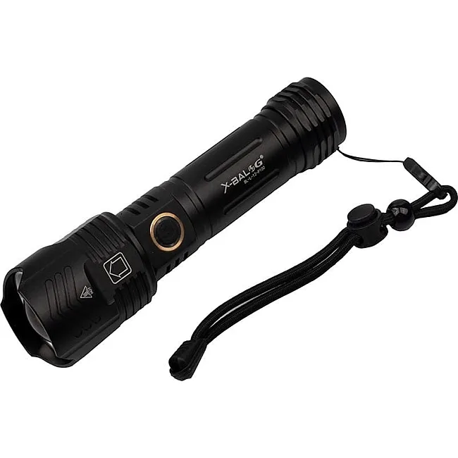 Фонарь X-BALOG BL-L-12-P100 алюминиевый (диапазон до 1000 м) с опцией PowerBank L-095