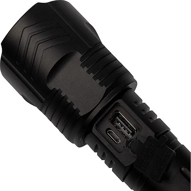 Фонарь X-BALOG BL-L-12-P100 алюминиевый (диапазон до 1000 м) с опцией PowerBank L-095