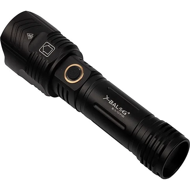 Фонарь X-BALOG BL-L-12-P100 алюминиевый (диапазон до 1000 м) с опцией PowerBank L-095