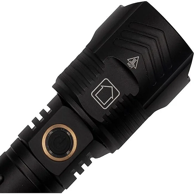 Фонарь X-BALOG BL-L-12-P100 алюминиевый (диапазон до 1000 м) с опцией PowerBank L-095