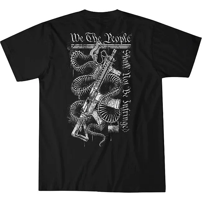 Футболка мужская HOWITZER Bone Snake Tee Black