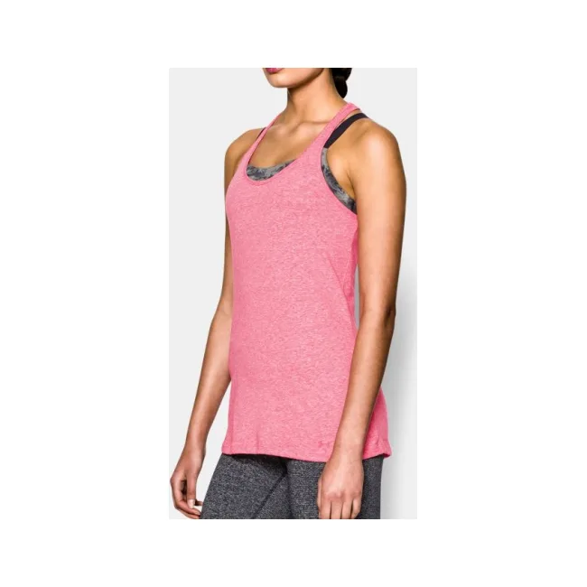 Майка жіноча Under Armour Charged Cotton® Tri-Blend Stadium Pink