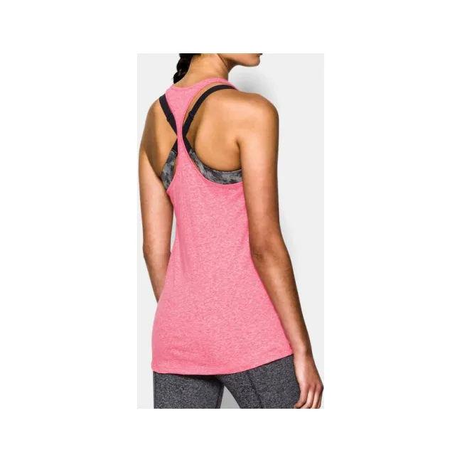 Майка жіноча Under Armour Charged Cotton® Tri-Blend Stadium Pink