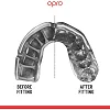 Капа для боксу OPRO Self-fit UFC GEN2 Gold Level Red Silver