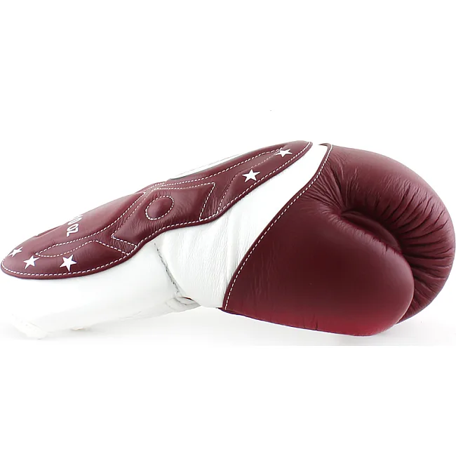 Рукавички боксу TWINS Velcro Extra Design BGVL6-MK White Maroon