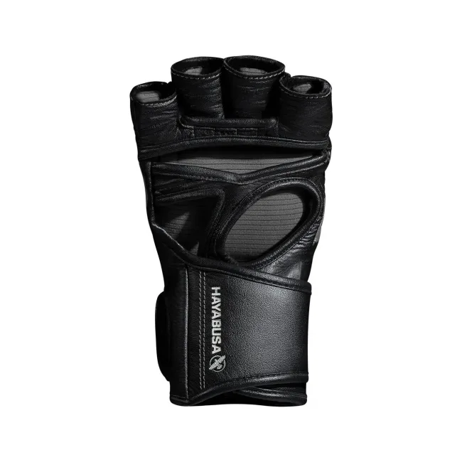 Перчатки ММА Hayabusa T3 4oz Black Grey