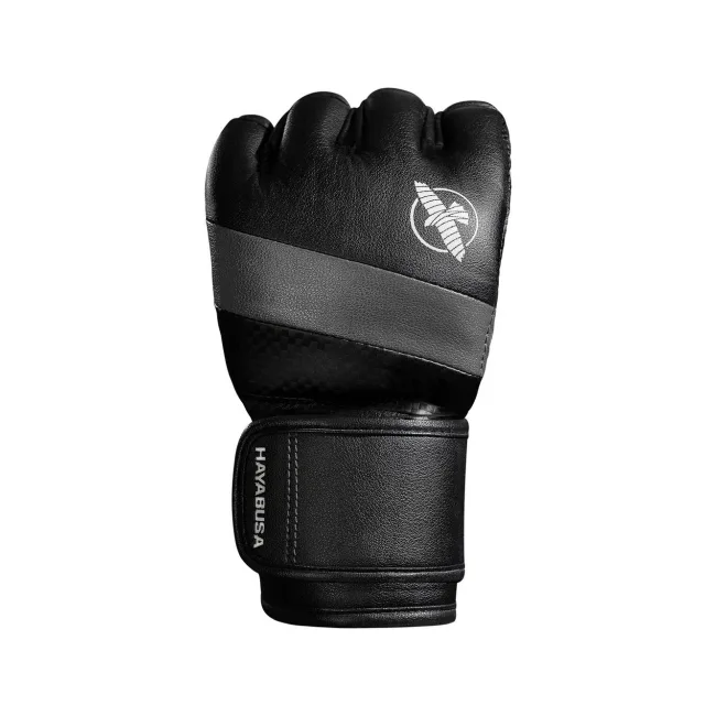 Перчатки ММА Hayabusa T3 4oz Black Grey
