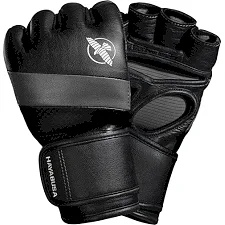 Перчатки ММА Hayabusa T3 4oz Black Grey
