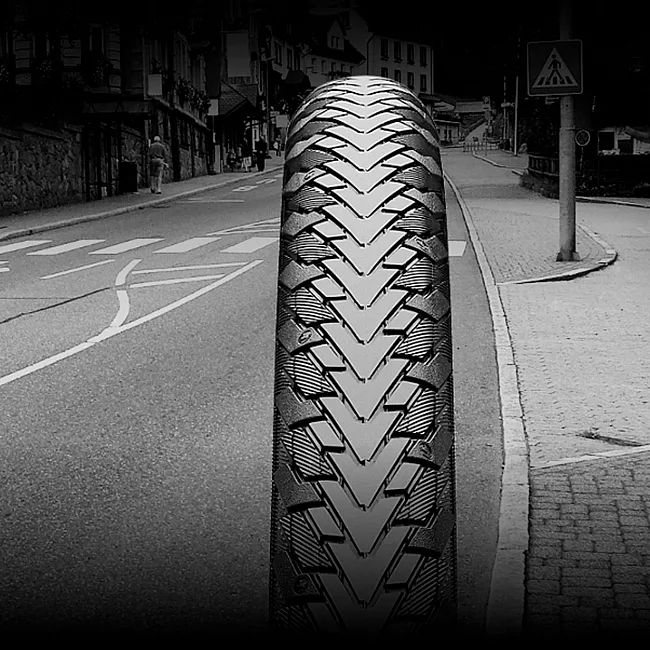 Покрышка на велосипед CONTINENTAL CONTACT Cruiser Reflex, 28"x2.20, 55-622, Wire, SafetySystem Breaker, 1025 г