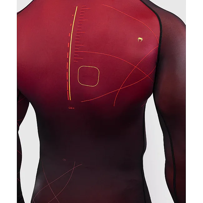 Рашгард VENUM Tactical XT Mens - Black/Burgundy/Gold