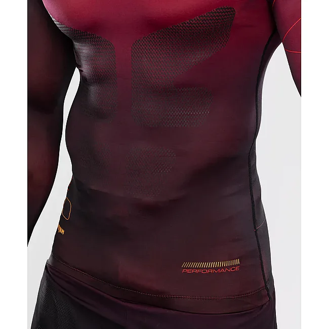 Рашгард VENUM Tactical XT Mens - Black/Burgundy/Gold