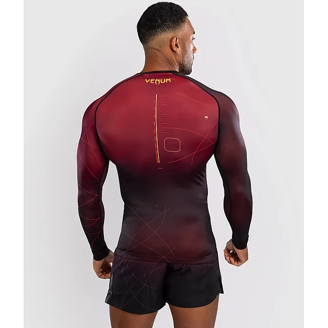 Рашгард VENUM Tactical XT Mens - Black/Burgundy/Gold
