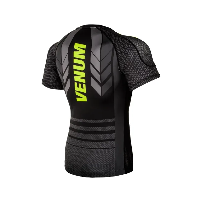 Рашгард Venum Technical 2.0 Rashguards Short Black Yellow