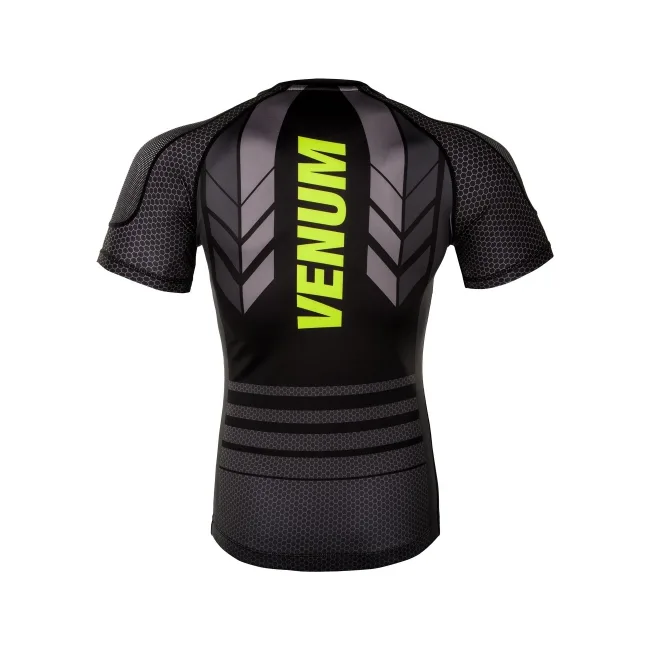 Рашгард Venum Technical 2.0 Rashguards Short Black Yellow