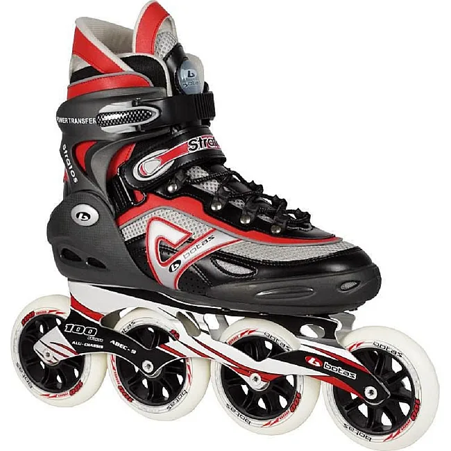 Ролики BOTAS STRATOS 100, черно/серо/красные