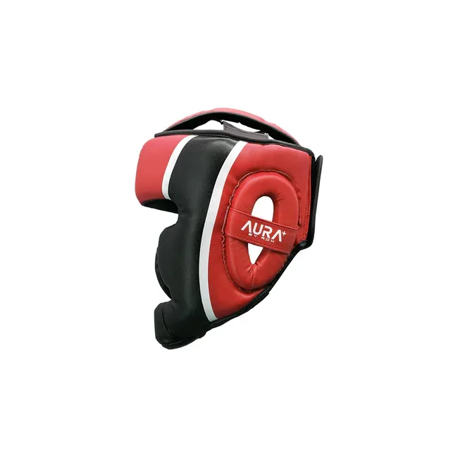 Шлем для бокса RDX Aura Plus T-17 RedBlack