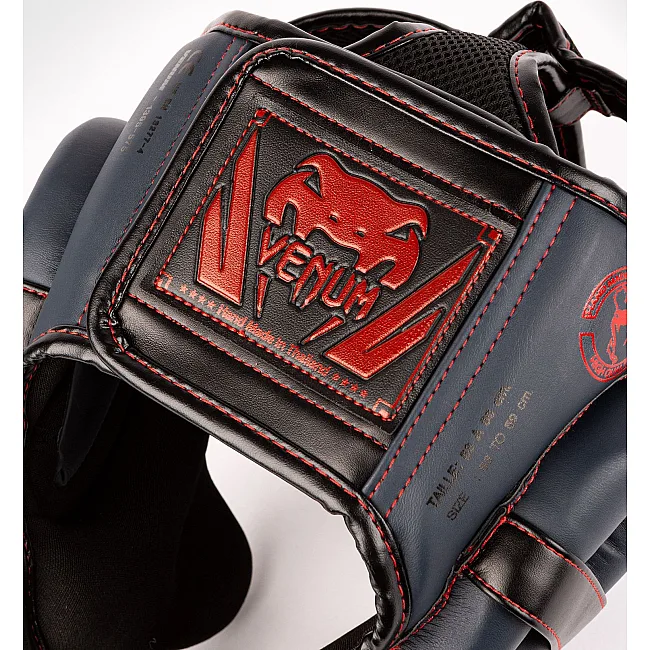Шлем для бокса VENUM Elite Navy Blue Black-Red