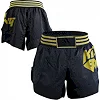 Шорти для кікбоксингу Adidas (чорний-золотий, ADISKB02)