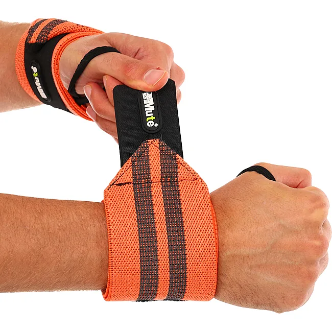 Кистевые бинты
 STRENGTH WRIST WRAPS MUTE 9905-2 2штуки (Оранжевый)