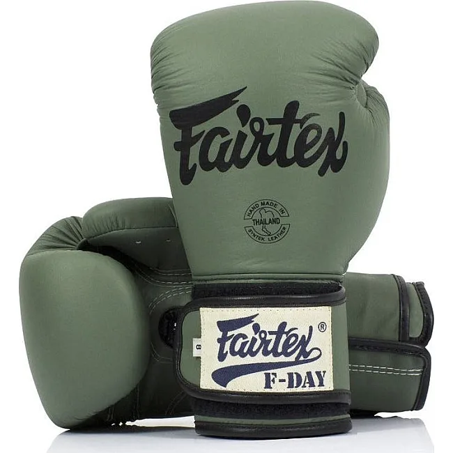 Боксерские перчатки Fairtex BGV11 Green (бинты в комплекте)