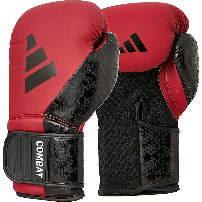 Боксерские перчатки Adidas Combat 50 | красно/черные | ADIC50TG
