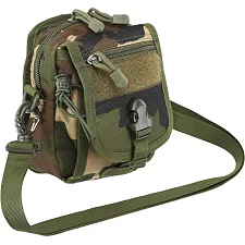 Подсумок тактический MILITARY RANGERS ZK-9113 12х7х18см 1,5л (Камуфляж Woodland)