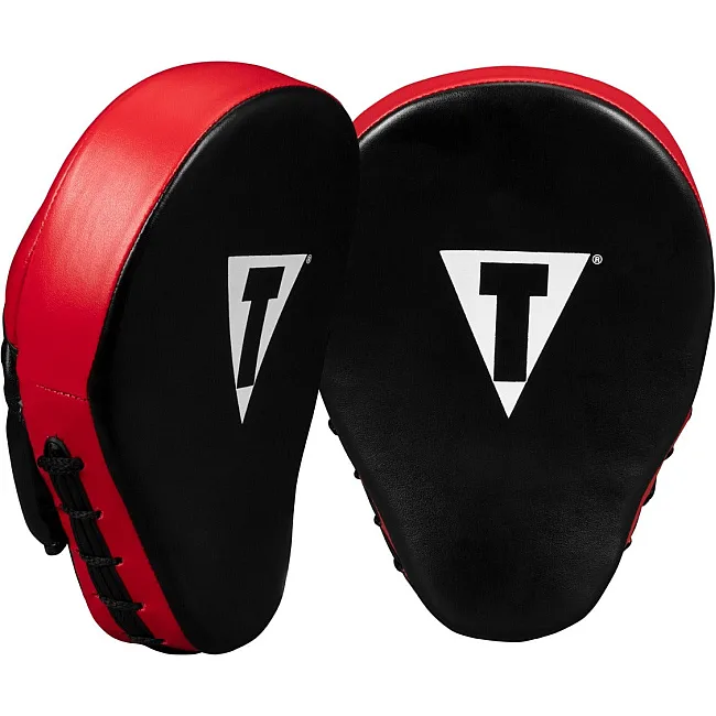 Лапы боксерские TITLE Classic Charge Punch Mitts Black/Red