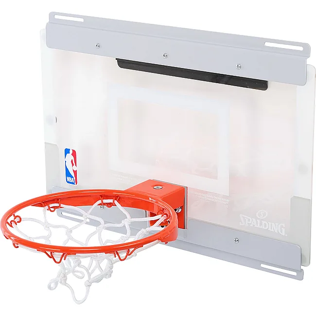 Баскетбольный щит
 с кольцом и сеткой SPALDING NBA Arena Slam 180 56103CN
 46x27см кольцо ø22,5см