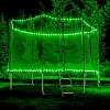 Батут THUNDER OUTSIDE PRO с наружной сеткой 14 футов 427 см черно-голубой