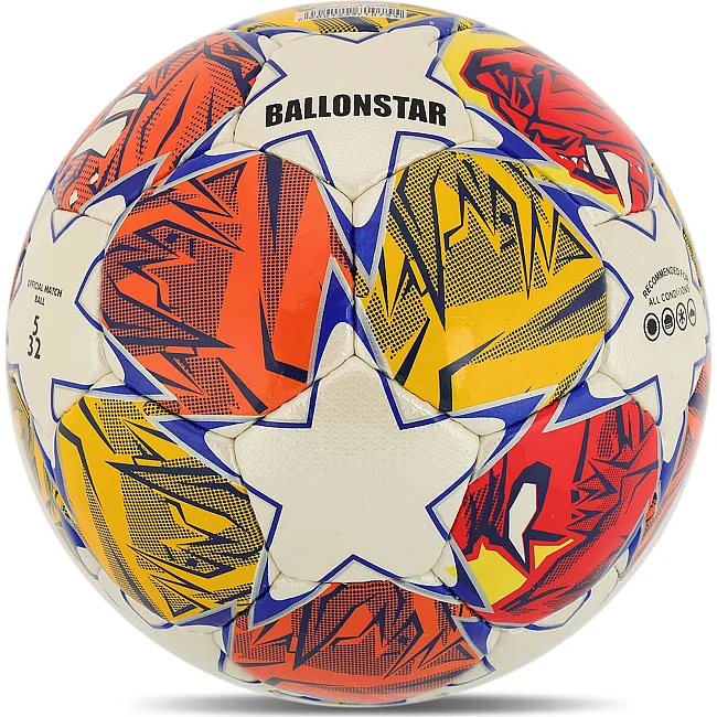 Футбольний м'яч BALLONSTAR CRYSTAL FB-4048 №5 PU