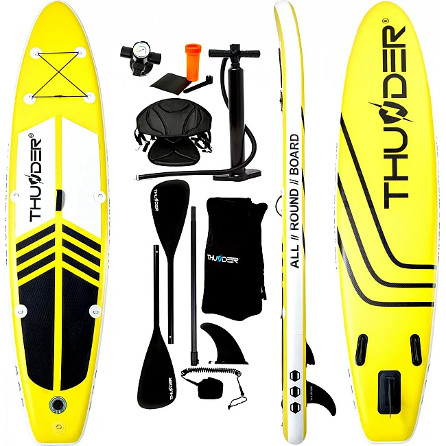 Надувная доска SUP (Сапборд) THUNDER COAST YELLOW 320