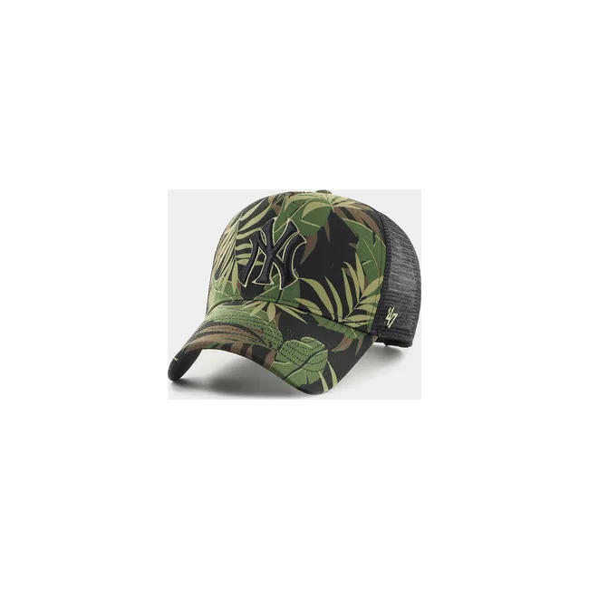 Кепка-тракер 47 Brand MLB NEW YORK YANKEES TROPIC черный, коричневый, зеленый OSFA