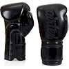 Боксерские перчатки Fairtex BGV14SB Black (бинты в комплекте)