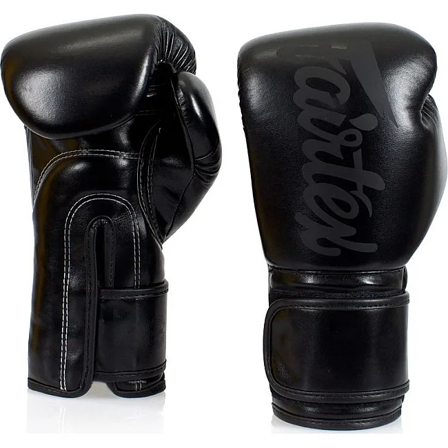 Боксерские перчатки Fairtex BGV14SB Black (бинты в комплекте)