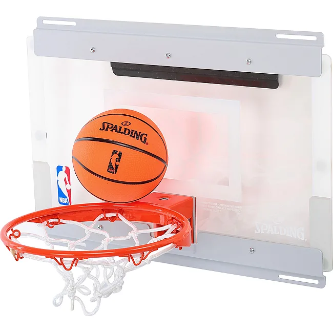 Баскетбольный щит
 с кольцом и сеткой SPALDING NBA Arena Slam 180 56103CN
 46x27см кольцо ø22,5см