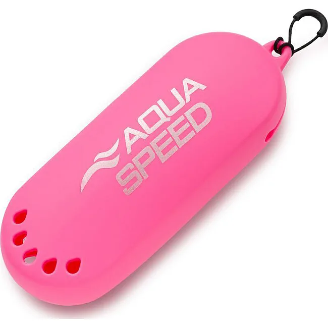 Чехол для очков Aqua Speed Silicone goggle case розовый