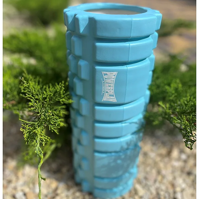 Массажный ролик (роллер) PowerPlay 4025 Massage Roller Синий (33x14см.)