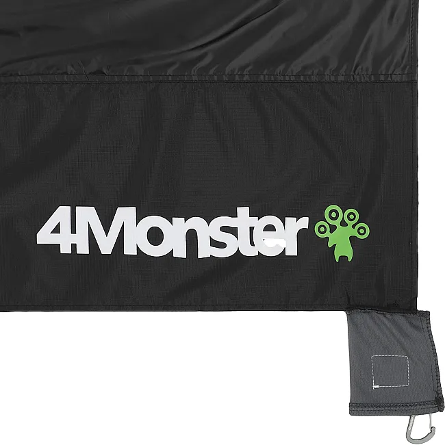Одеяло для пикника (карманное) ULTRA-COMPACT POCKET BLANKET 4MONSTER
 T-PBL-160 см (Черный)