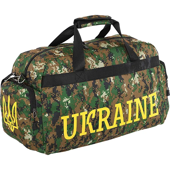 Спортивная сумка UKRAINE GA-819-UKR (Камуфляж Marpat Digital Woodland)