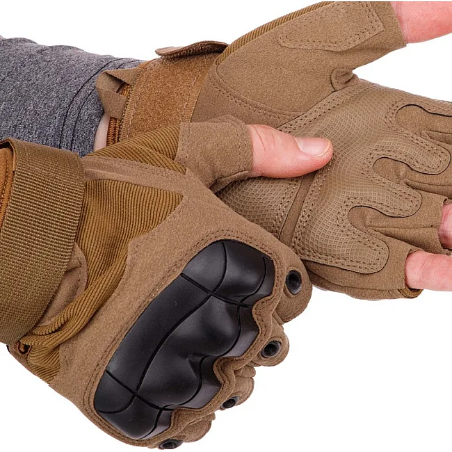 Тактические перчатки
 без пальцев
 SP-SPORT

 BC-8805 (Оливковый)