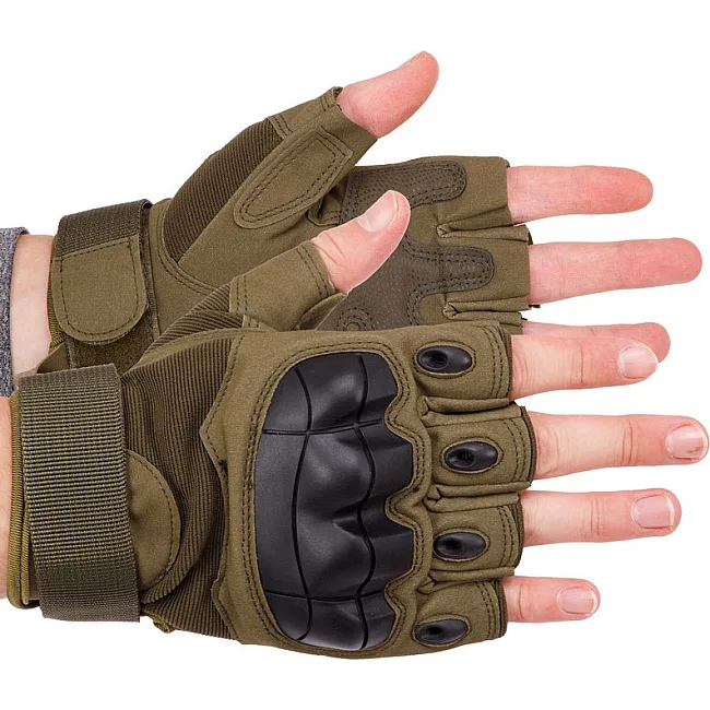 Тактические перчатки
 без пальцев
 SP-SPORT

 BC-8805 (Оливковый)