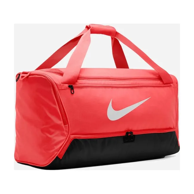 Сумка Nike NK BRSLA M DUFF – 9.5 60L красный, черный 64 х 30 х 30 см