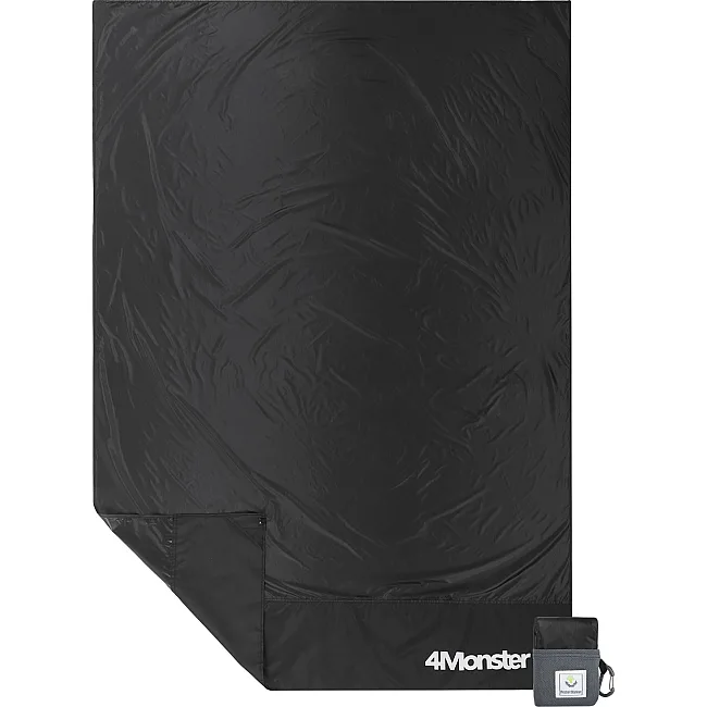 Одеяло для пикника (карманное) ULTRA-COMPACT POCKET BLANKET 4MONSTER
 T-PBL-160 см (Черный)