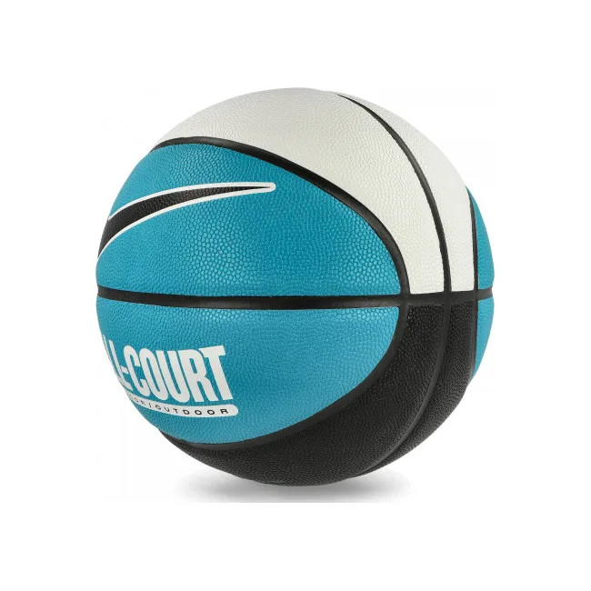М'яч баскетбольний Nike EVERYDAY ALL COURT 8P DEFLATED чорний, білий, бірюзовий Уні 7