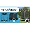 Батут THUNDER INSIDE ELITE с внутренней сеткой 8 футов 244 см черный
