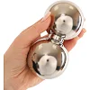 Мяч массажный
 хромированный двойной для МФР и самомассажа Duoball ZELART
 FI-1595 ø6,5см серебро (Серебряный)