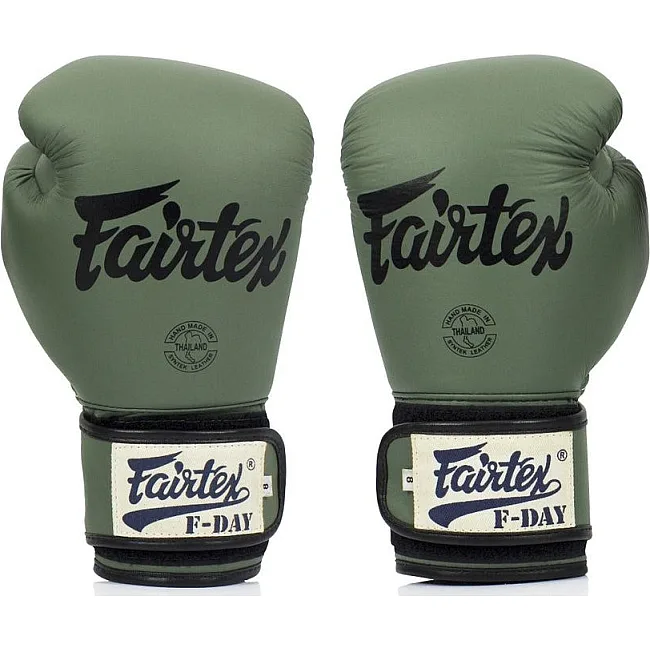 Боксерские перчатки Fairtex BGV11 Green (бинты в комплекте)
